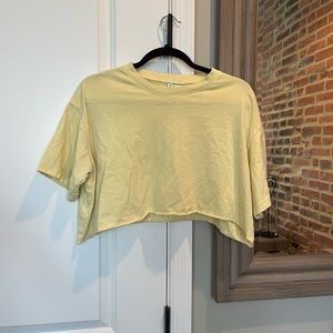 Yellow Crop Top